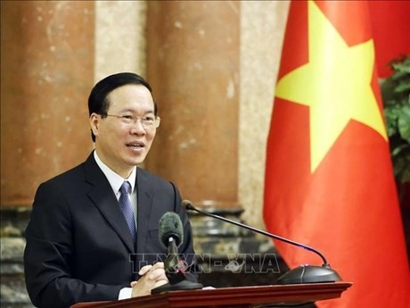 Le Président vietnamien, Vo Van Thuong. Photo : VNA.