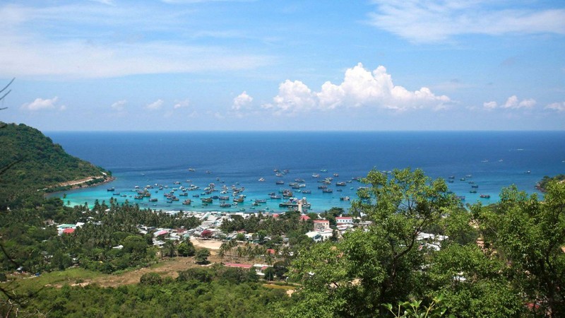 Paysage naturel, air frais et sensation paisible, l’île de Thô Chu est un endroit idéal pour oublier tous les soucis de la vie quotidienne. Photo: thamhiemmekong.