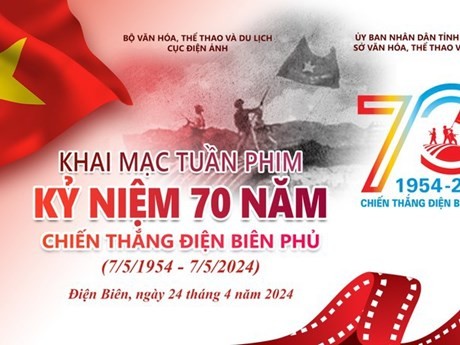 La Semaine du film en l’honneur du 70e anniversaire de la Victoire de Dien Bien Phu. Photo: NDEL.
