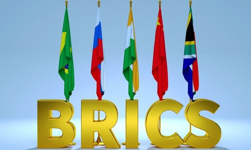 Drapeaux des pays membres des BRICS. Photo : Dailytrust.