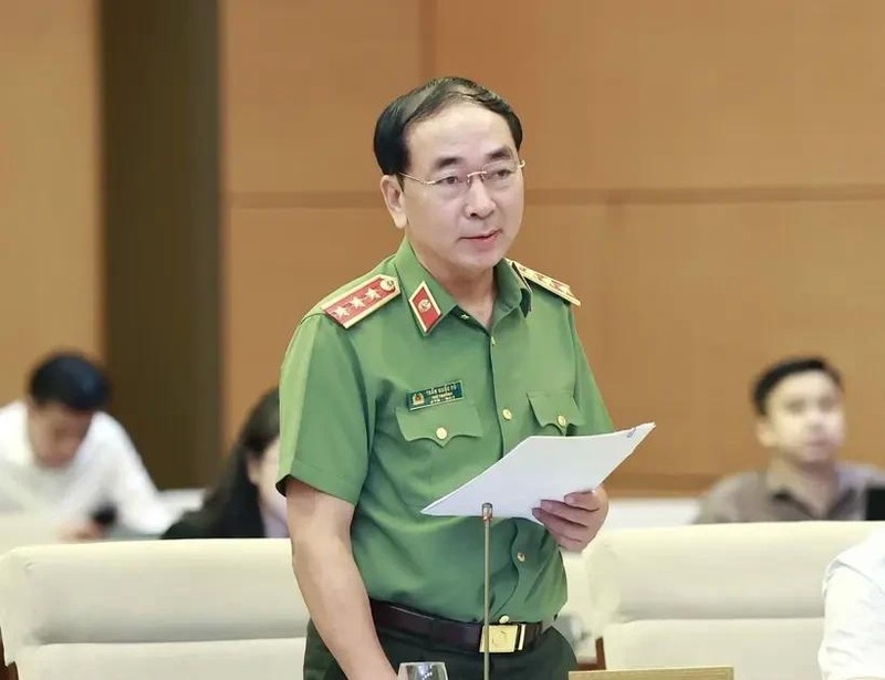 Le général de corps d'armée Tran Quoc To, membre du Comité central du Parti et secrétaire adjoint du Comité central du Parti de la Sécurité publique. Photo : VNA.