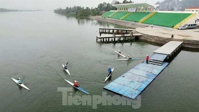 Centre national de formation d'aviron de la ville de Hai Phong, où se dérouleront les Championnats d'Asie du Sud-Est d'aviron et de canoë pour les moins de 19 ans 2024. Photo : tienphong.