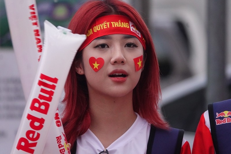 Une fan vietnamienne. Photo : Laodong.
