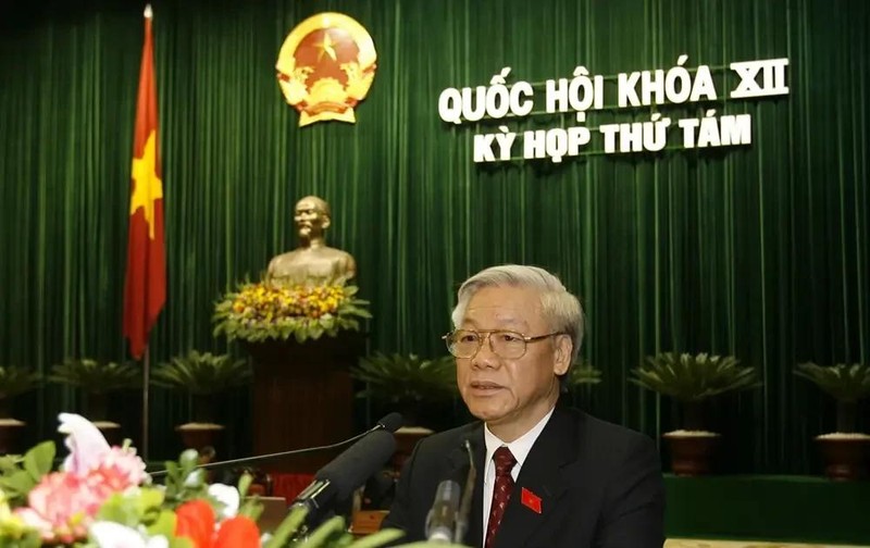 Le Secrétaire général du Parti Nguyên Phu Trong. Photo : VNA.