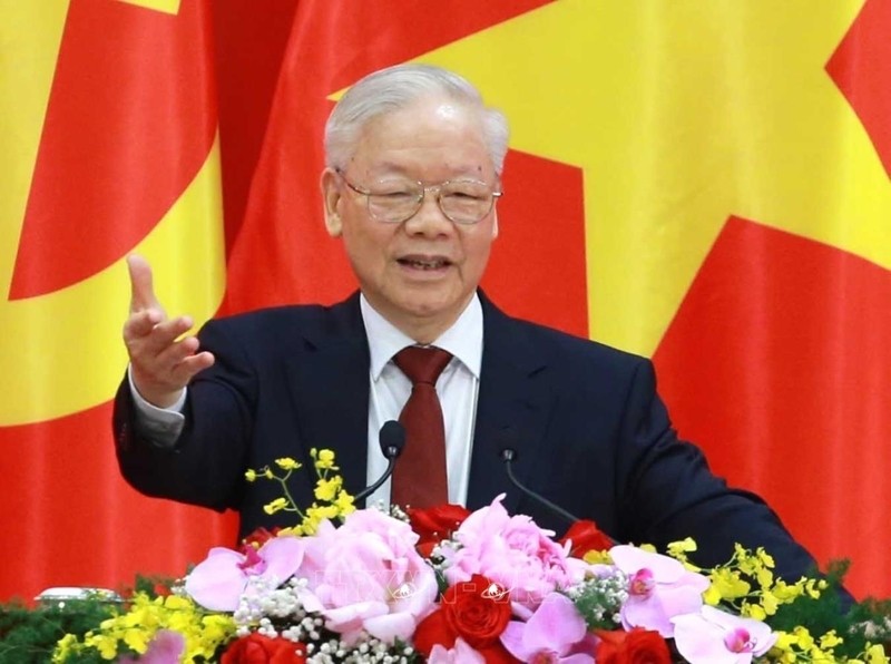 Le Secrétaire général du Parti communiste du Vietnam Nguyên Phu Trong. Photo : VNA.