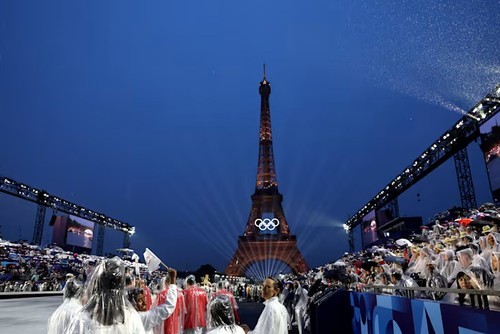 Place du Trocadéro, lieu de la déclaration d'ouverture des JO d'Emmanuel Macron. Photo : Comité des JO.