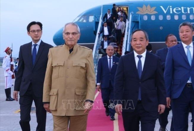 Le Président du Timor-Leste, José Ramos-Horta, arrive à Hanoï, entamant sa visite d'État au Vietnam. Photo: VNA