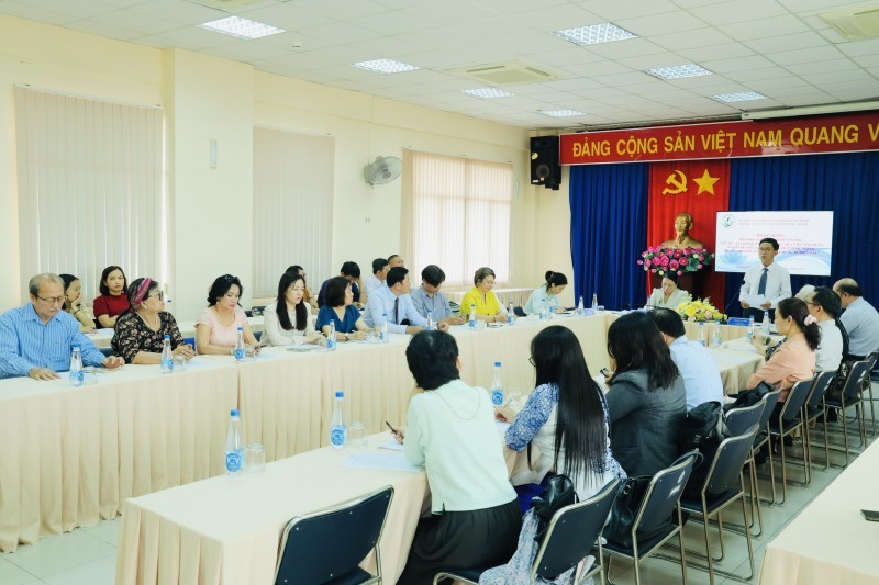 Vue générale du colloque sur le projet de création d’une base de données sur les Vietnamiens à l’étranger, le 3 août à Hô Chi Minh-Ville. Photo: baoquocte.vn