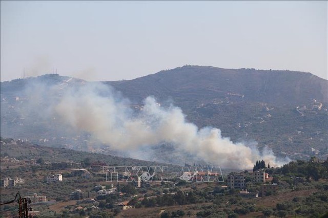 Une attaque israélienne sur Kafr Kila, Liban, 29 juillet 2024. Photo : VNA.