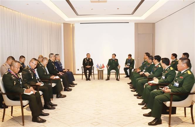 Rencontre entre les délégations vietnamienne et thaïlandaise. Photo: VNA