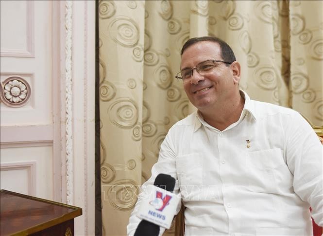 Fernando González Llort, président de l'Institut cubain d'amitié avec les peuples (ICAP). Photo : VNA