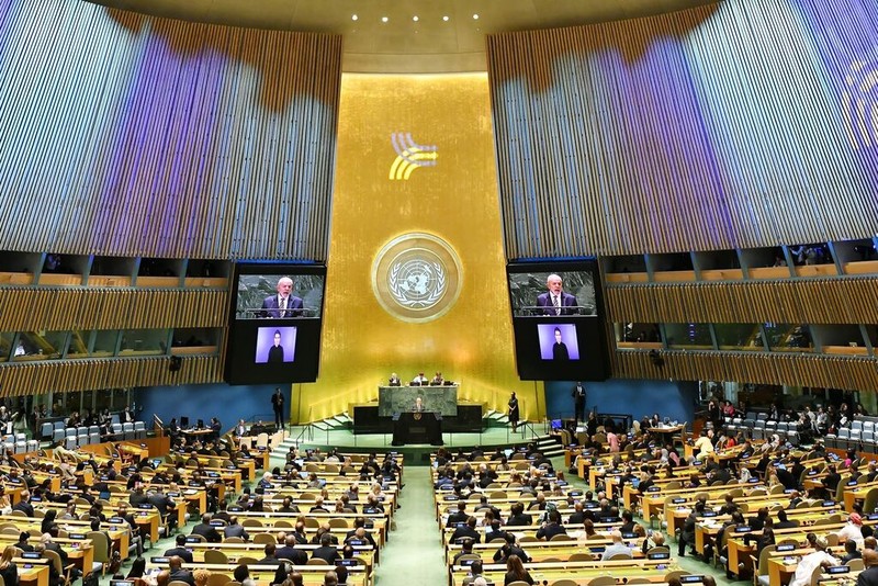 La 79e session de l'Assemblée générale des Nations unies, le 22 septembre à New York (États-Unis). Photo : Xinhua.