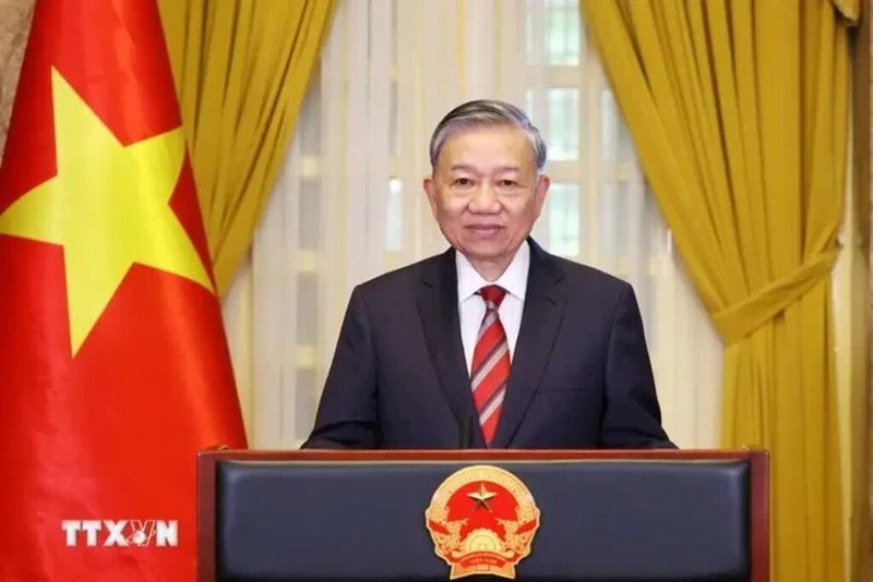 Le secrétaire général du Parti et président vietnamien Tô Lâm. Photo : VNA.