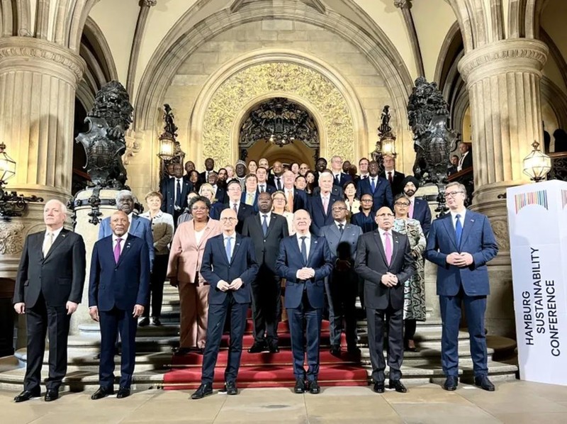 Les délégués de la première Conférence de Hambourg sur le développement durable (HSC), les 7 et 8 octobre en Allemagne. Photo: VNA.