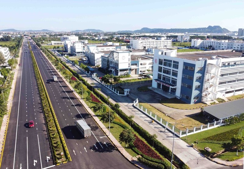 La zone industrielle de Tràng Duê, dans la ville de Hai Phong (Nord). Photo: VNA.