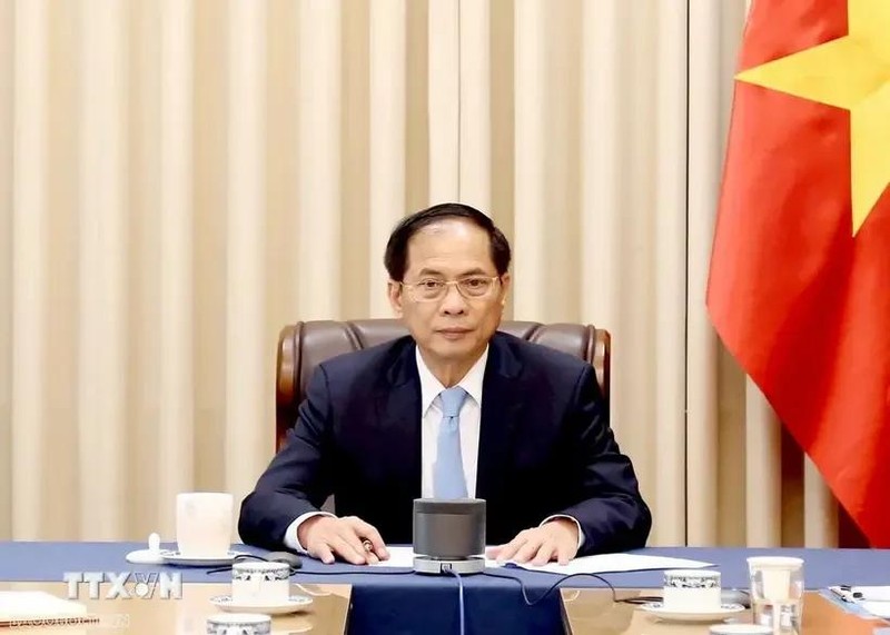 Le vice-Premier ministre et ministre des Affaires étrangères du Vietnam, Bui Thanh Son. Photo : VNA.