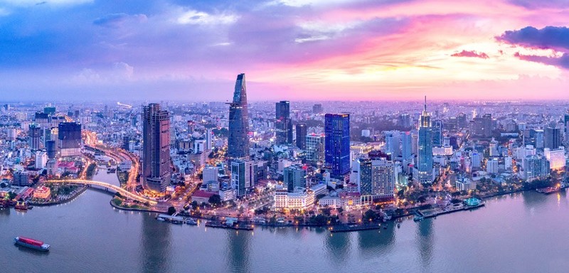 Un coin de Hô Chi Minh-Ville. Photo : trailsofindochina.