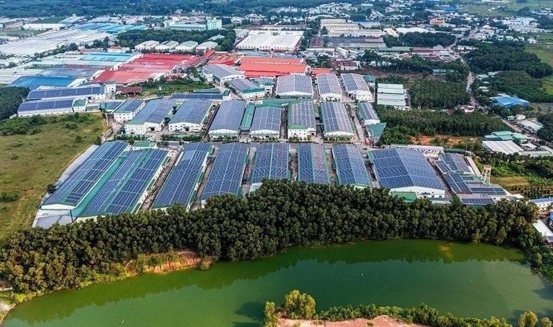 Usines dans la ville de Tân Uyên, province méridionale de Binh Duong Photo : VNA.