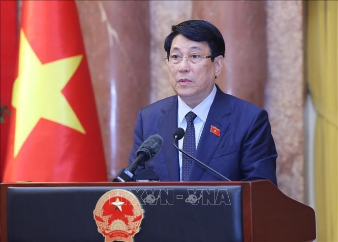 Le président Luong Cuong. Photo : VNA.