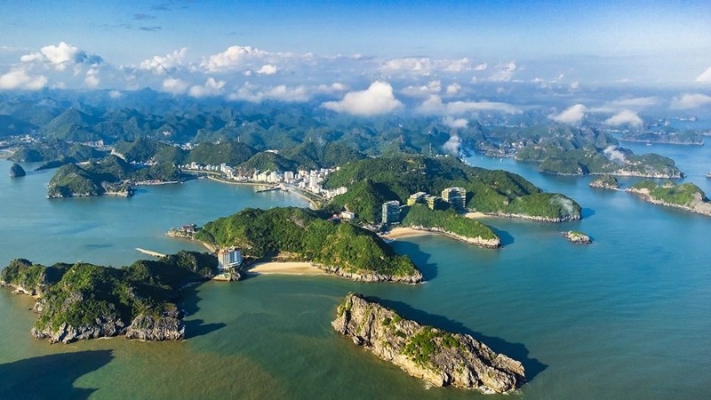 La baie d'Ha Long - archipel de Cat Ba a été reconnue patrimoine naturel mondial le 16 septembre 2023 par l’UNESCO. Photo : baodautu. 