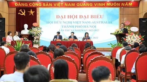 L'Association d'amitié Vietnam-Australie de Hanoï a tenu le 26 août son sixième Congrès pour le mandat 2022-2027. Photo: VNA