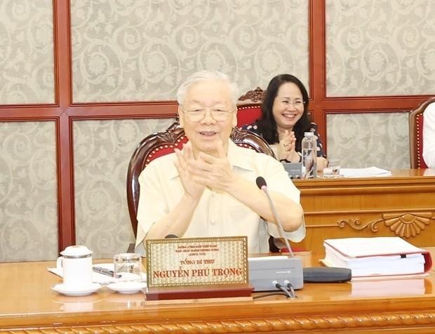 Le Secrétaire général du Parti, Nguyên Phu Trong. Photo: VNA 