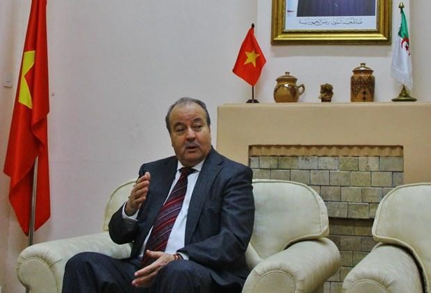 L’ambassadeur d’Algérie au Vietnam, Boubazine Abdelhamid. Photo: VNA 