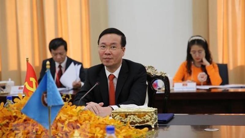Le membre du Bureau politique et membre permanent du secrétariat du Comité central du Parti Vo Van Thuong. Photo : VNA