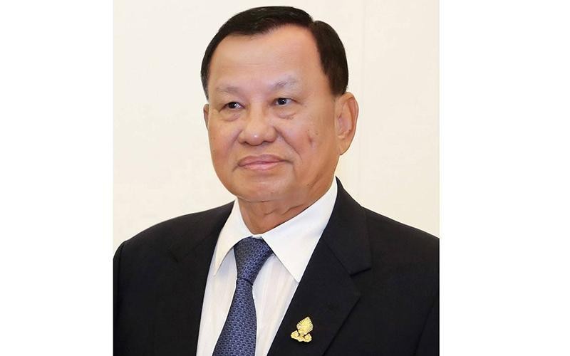 Le Président du Sénat du Cambodge Samdech Say Chhum. Photo : VNA