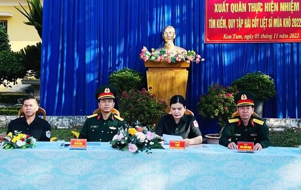 Lors de la cérémonie à Kon Tum, le 5 novembre. Photo: VNA