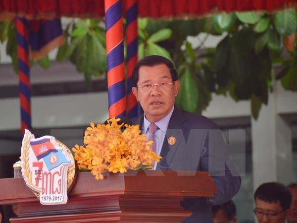 Samdech Techo Hun Sen, Premier ministre et président du Parti du peuple cambodgien. Photo : VNA