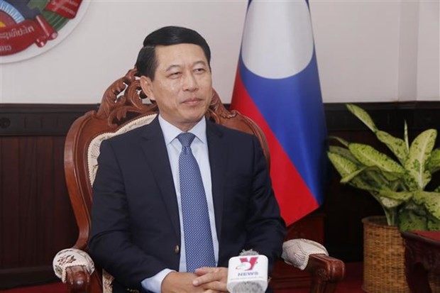 Le Vice-Premier ministre et ministre des Affaires étrangères du Laos, Saleumsay Kommasith. Photo : VNA