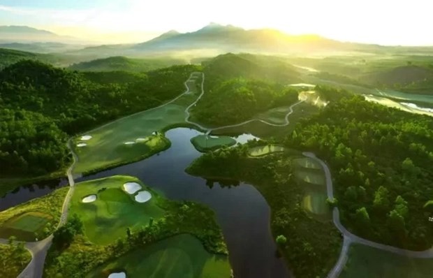 Au club de golf Ba Na Hills. Photo : Drift Travel Magazine. 