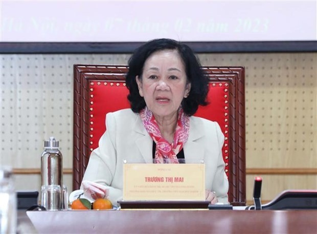 Truong Thi Mai, présidente du Groupe des Parlementaires d'Amitié Vietnam - Japon. Photo : VNA.