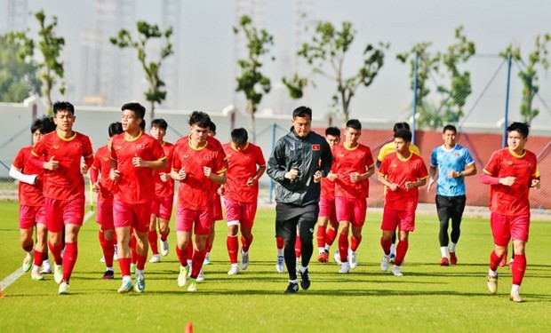 L’équipe masculine de football du Vietnam. Photo : VFF.