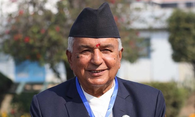 Le Président du Népal Ram Chandra Poudel. Photo : Reuters.