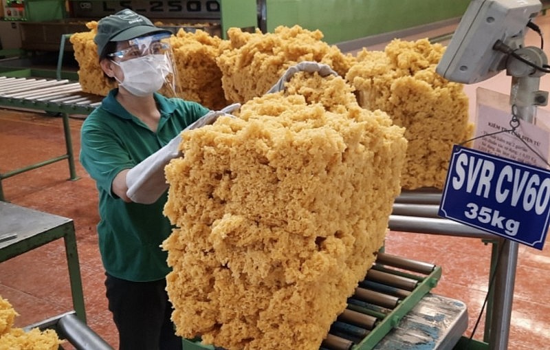 Les Pays-Bas augmentent leurs importations de caoutchouc du Vietnam. Photo : congthuong.vn
