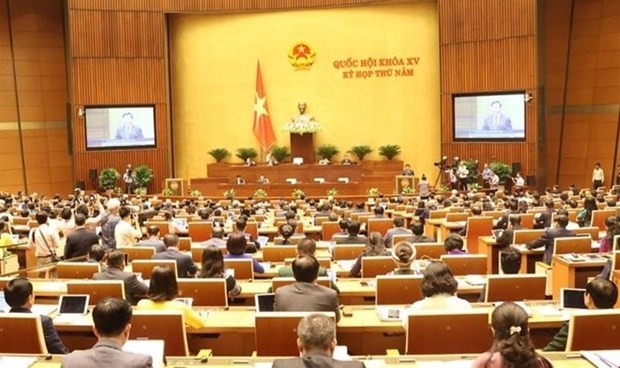 Séance d'ouverture de la 5e session de l'Assemblée nationale. Photo : VNA.
