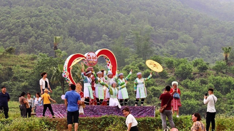 Le festival culturel et sportif des H’Mông est organisé chaque année. Photo : NDEL