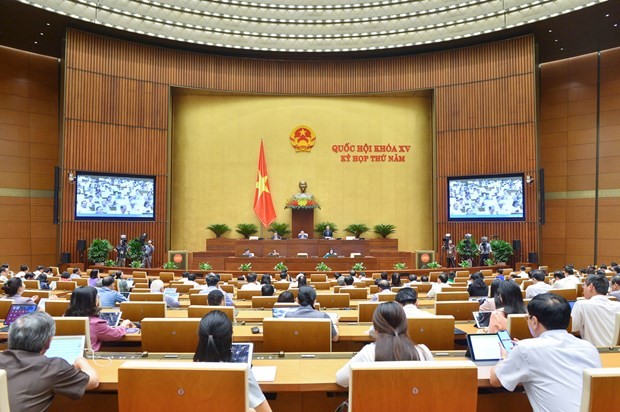 La 5e session de l'Assemblée nationale, le 9 juin 2023. Photo : VNA.