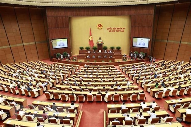 Le 10 juin est le dernier jour de la première phase de la 5e session de l’Assemblée nationale de la 15e législature. Photo: VNA