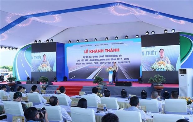Le Premier ministre Pham Minh Chinh s'exprime à la cérémonie. Photo : VNA.