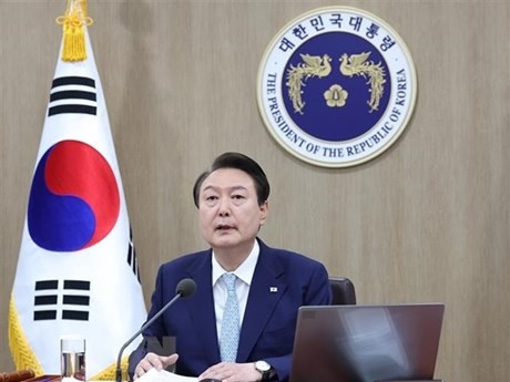 Le Président de la République de Corée, Yoon Suk Yeol. Photo : VNA.