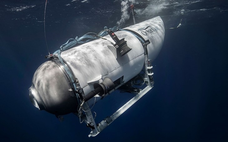 Le submersible Titan. Photo: Oceangate. 