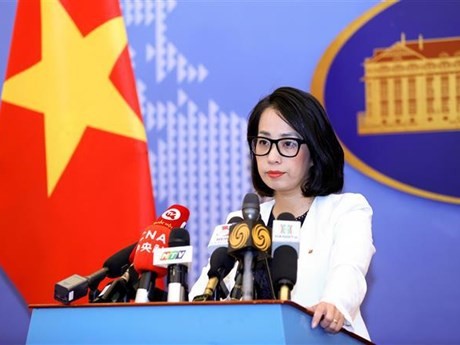 La porte-parole du Ministère vietnamien des Affaires étrangères, Pham Thu Hang. Photo : VNA.