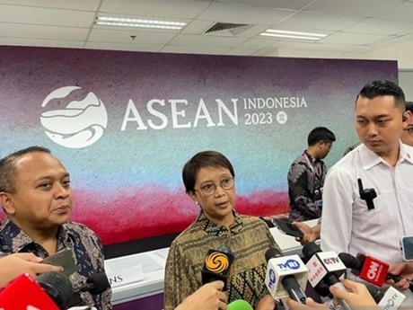 La ministre indonésienne des Affaires étrangères, Retno Marsudi. Photo : antara 