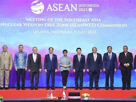 La réunion de la Commission du Traité sur la zone exempte d’armes nucléaires en Asie du Sud-Est (SEANWFZ). Photo : VNA.