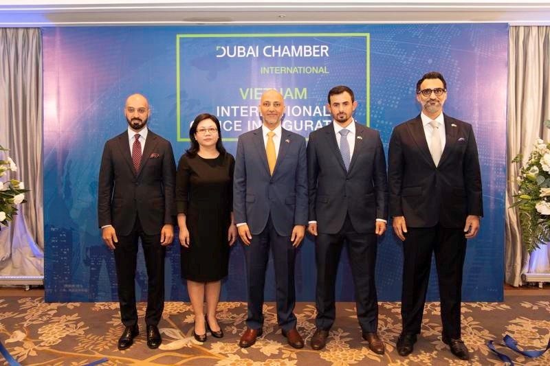 La Chambre internationale de Dubaï a ouvert un nouveau bureau de représentation internationale à Ho Chi Minh-Ville dans la soirée du 20 juillet. Photo: TNO 