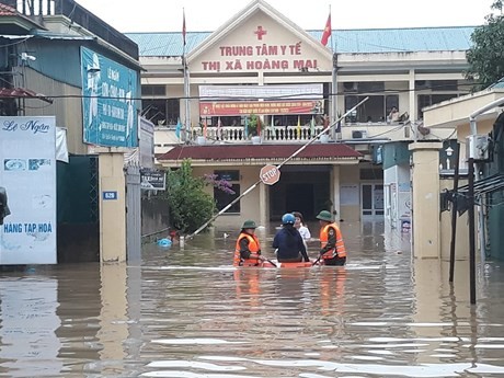 Le projet bénéficiera directement à 250 000 habitants du centre urbain de Vinh en réduisant les risques d'inondation et en améliorant la santé publique. Photo : VNA.