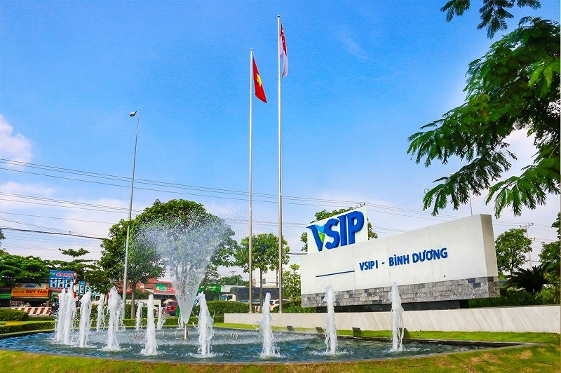 Les parcs industriels Vietnam - Singapour sont le symbole de la coopération entre les deux pays. Photo : vieclam.